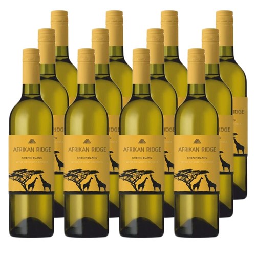 Case of 12 Afrikan Ridge Chenin Blanc 75cl White Wine